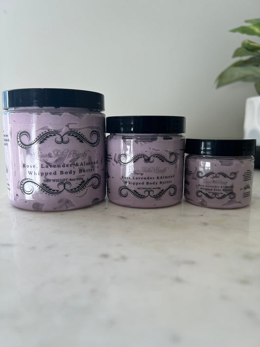 Rose, Lavender & Almond Whipped Body Butter